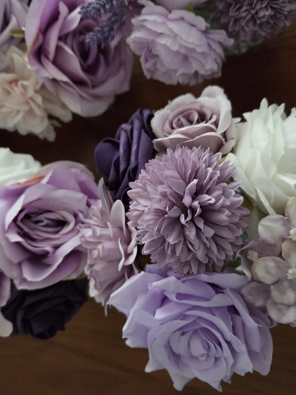 Artificial Lavender & Purple Floral Arrangement - Home/Wedding/Event Centerpiece